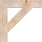 Ekena Millwork Traditional Block Smooth Bracket, Douglas Fir, 5 1/2"W x 32"D x 32"H BKT06X32X32TRA05SDF - alternate 3